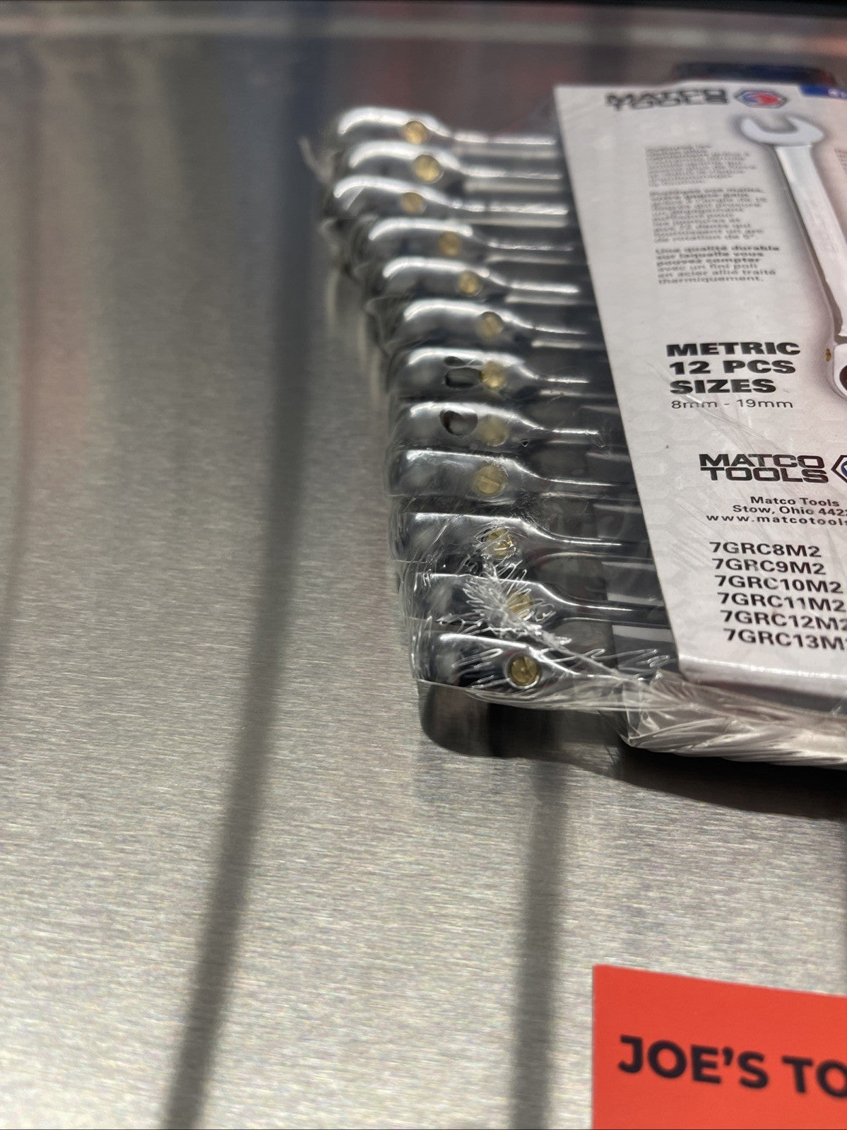 Matco Tools 12 Metric 72 Tooth Combo Ratcheting Wrench Set S7GRCM12 NEW Sealed