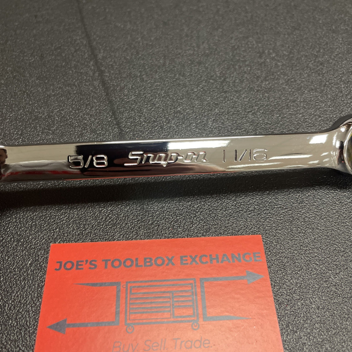Snap-On Tools USA NEW 5/8" 11/16" SAE Double Flare Nut 6pt Line Wrench RXFS2022B