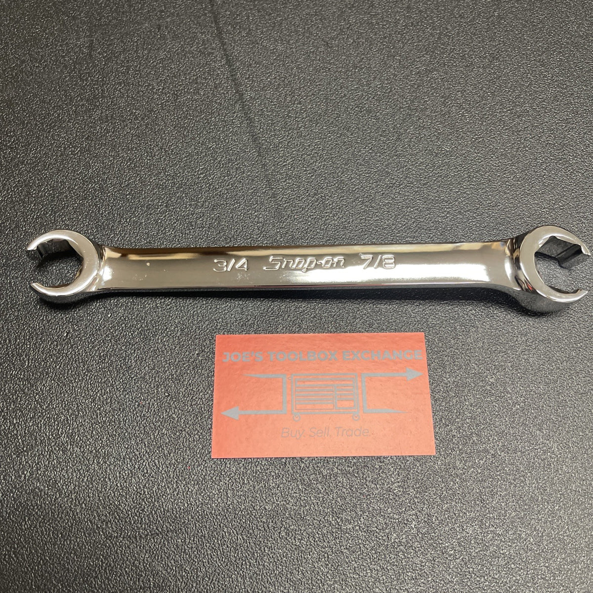 Snap-On Tools USA NEW 3/4" 7/8" SAE Double Flare Nut 6pt Line Wrench RXFS2428B