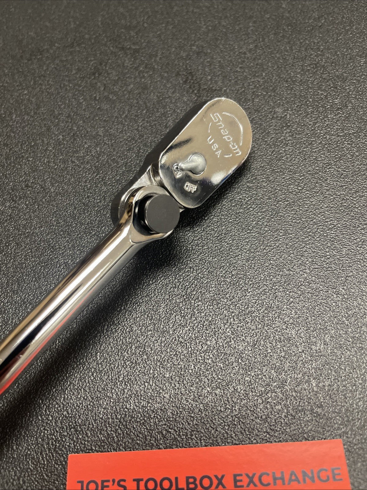 Snap-on Tools USA NEW RED 3/8" Soft Grip Long Multi-Position Ratchet FHL80MP
