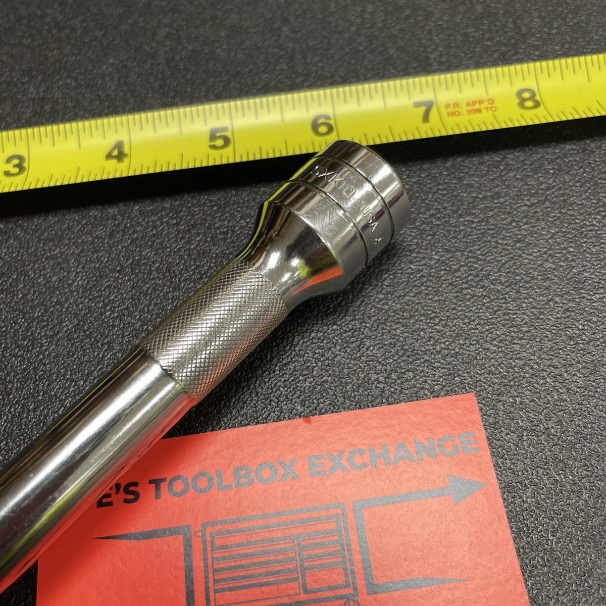 Snap-on Tools USA Used ADD ON SIZE 1/2" Drive 10" Knurled Socket Extension SXK10