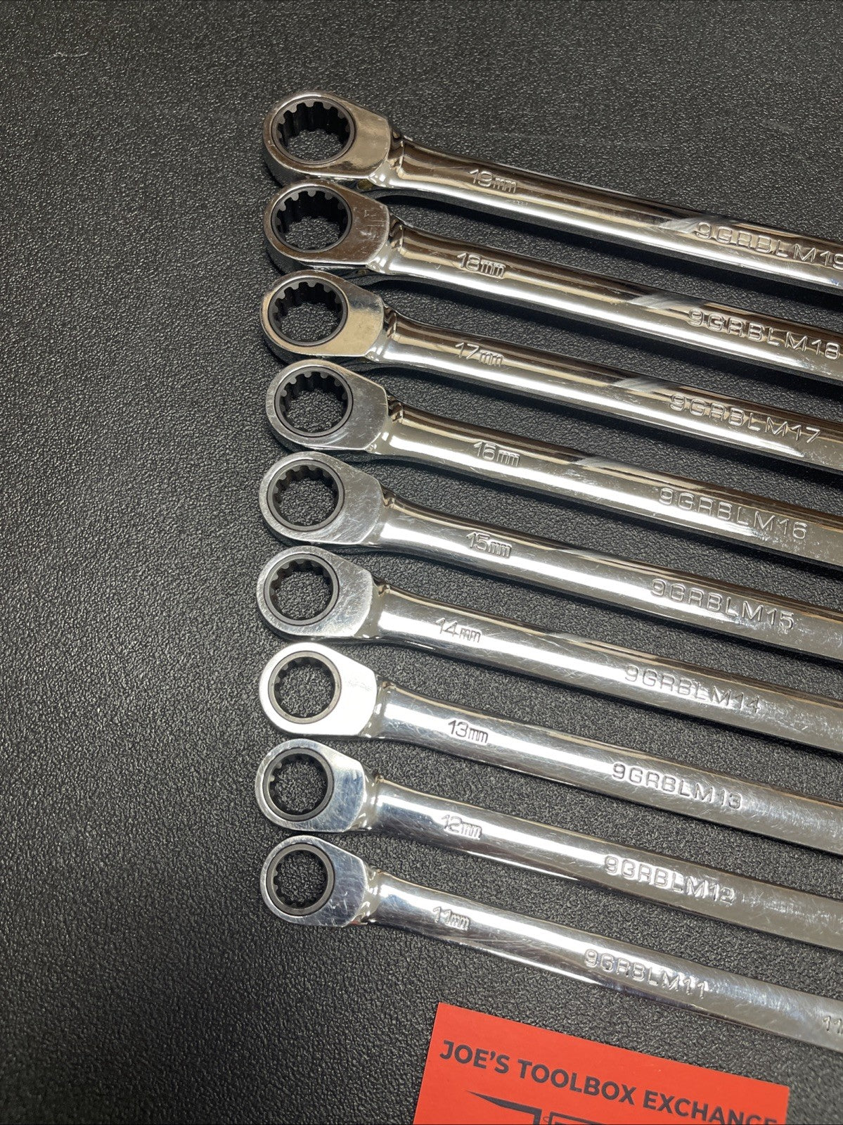 Matco GRBLM 10 Piece Metric Ratcheting Double Box Wrench Set 11MM- 19MM