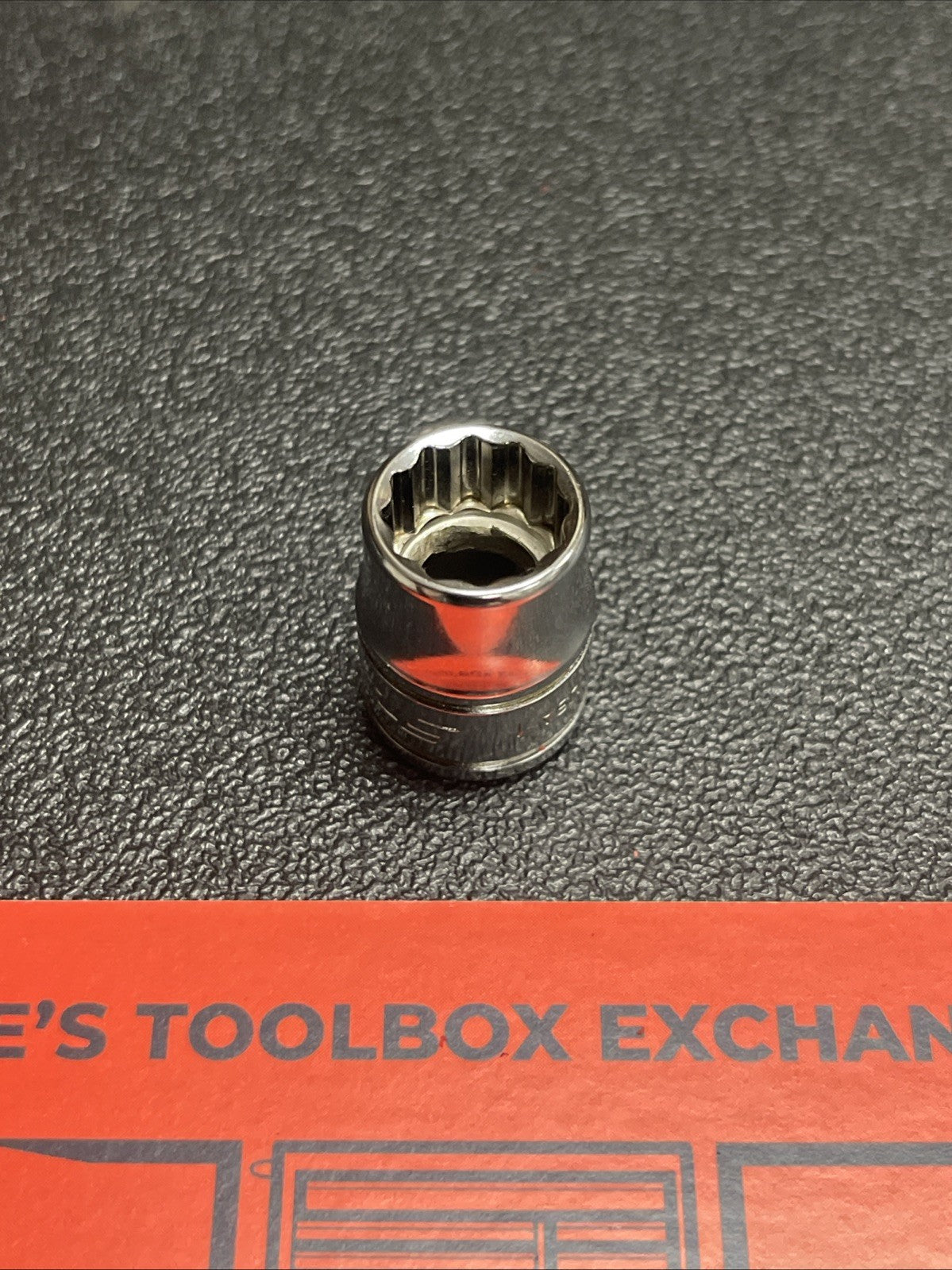 Snap-On Tools USA NEW 3/8" Drive 7/16" SAE 12 Point Shallow Chrome Socket F141
