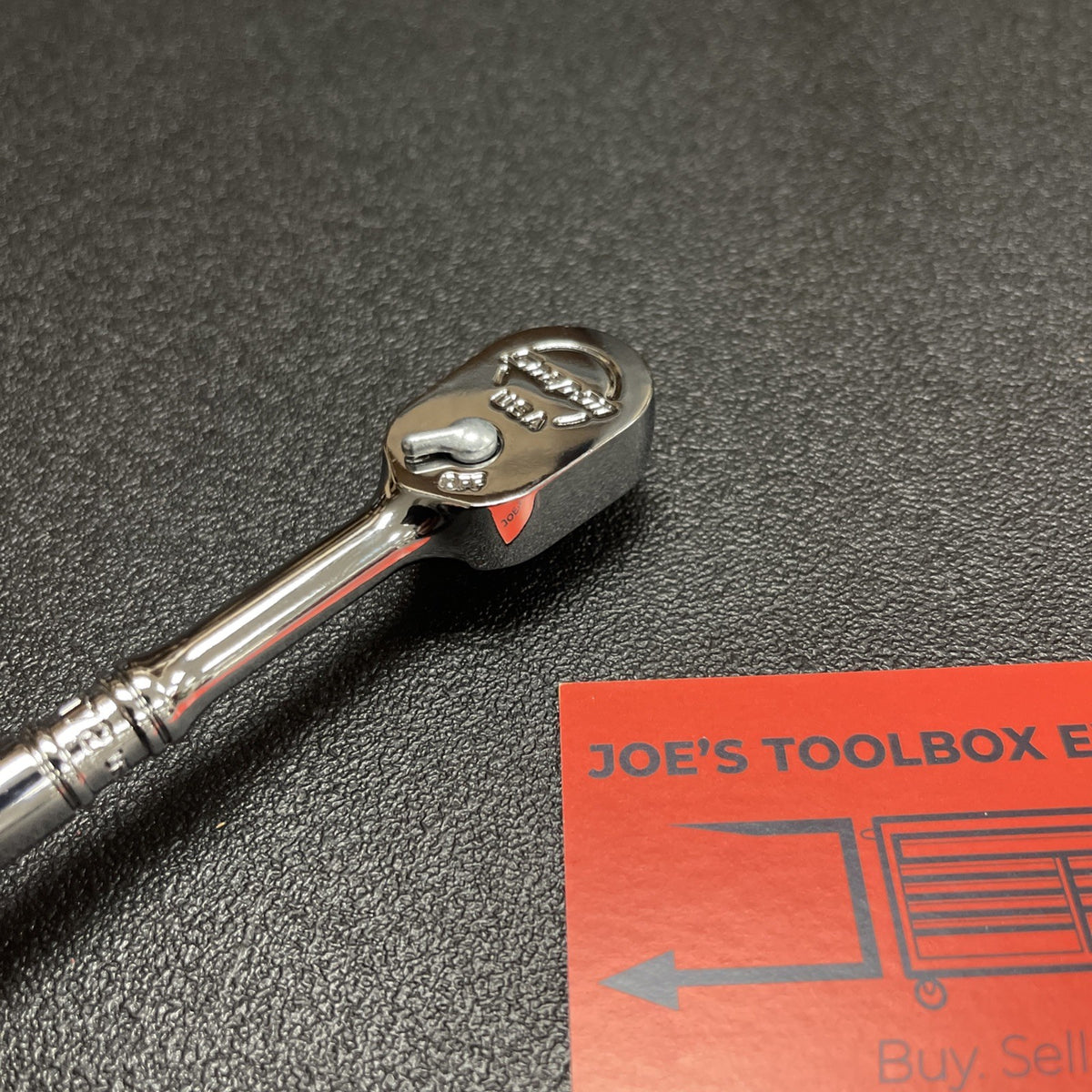 Snap-on Tools USA NEW STYLE 1/4" Drive Fine Tooth Chrome Handle Ratchet T72