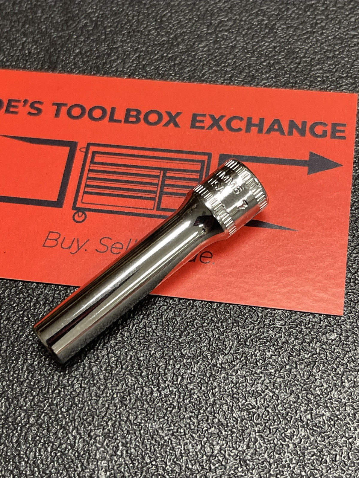 Snap-on Tools USA NEW 1/4" Drive 6mm Metric Deep 6 Point Chrome Socket STMM6