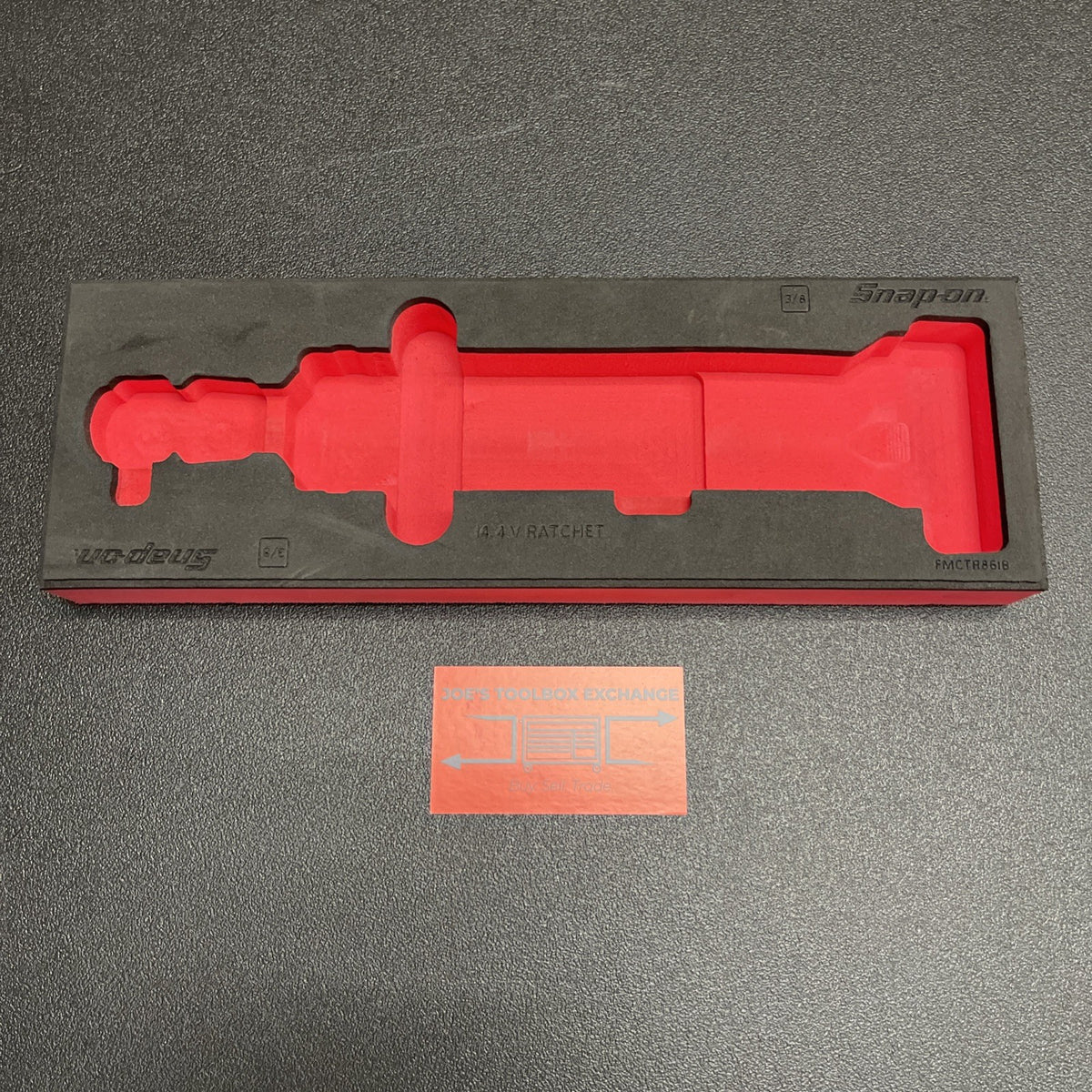 Snap-On Tools RED FOAM For CTR861 CTR862 14.4V Battery Ratchet FMCTR861B