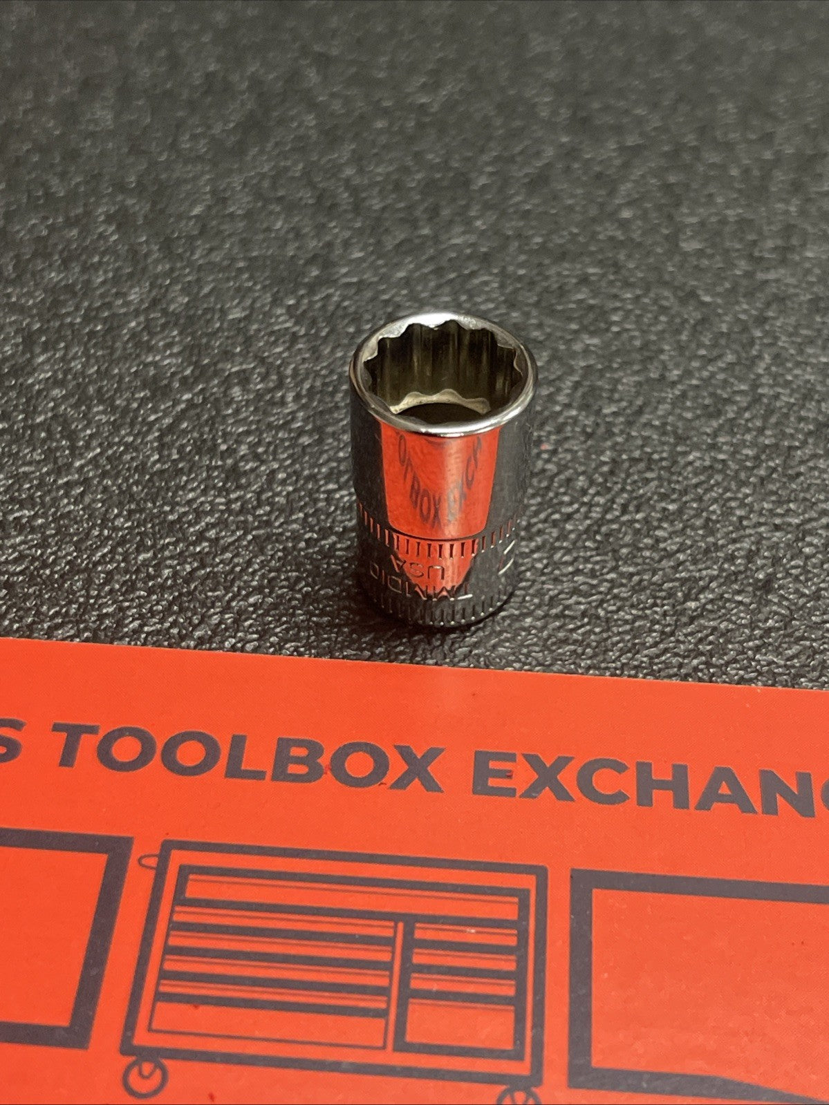 Snap-on Tools USA NEW 1/4" Drive 10mm Metric Shallow 12 POINT Socket TMMD10