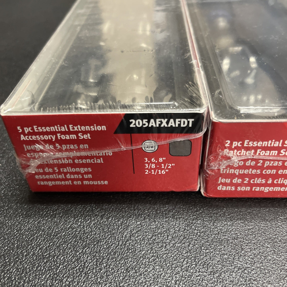 Snap-on 253gss05fmb 53 pc 3/8” essential metric sae sockets ratchets extensions