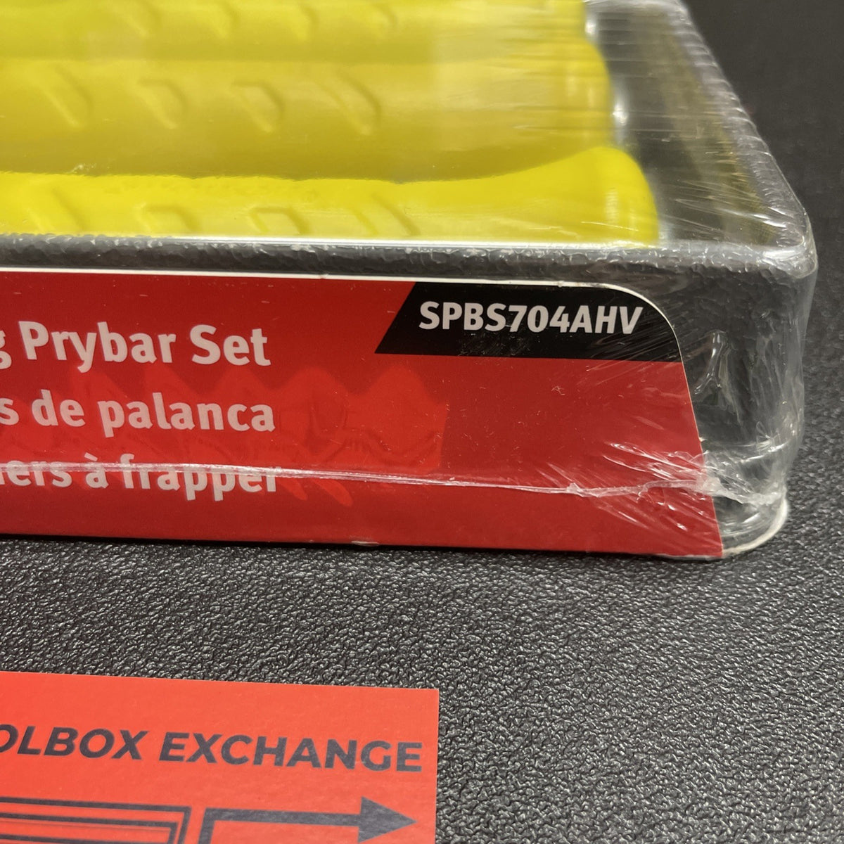 Snap-on Tools USA NEW HI VIZ 4 pc Striking Prybar Set 8” 12” 18” 24” SPBS704AHV
