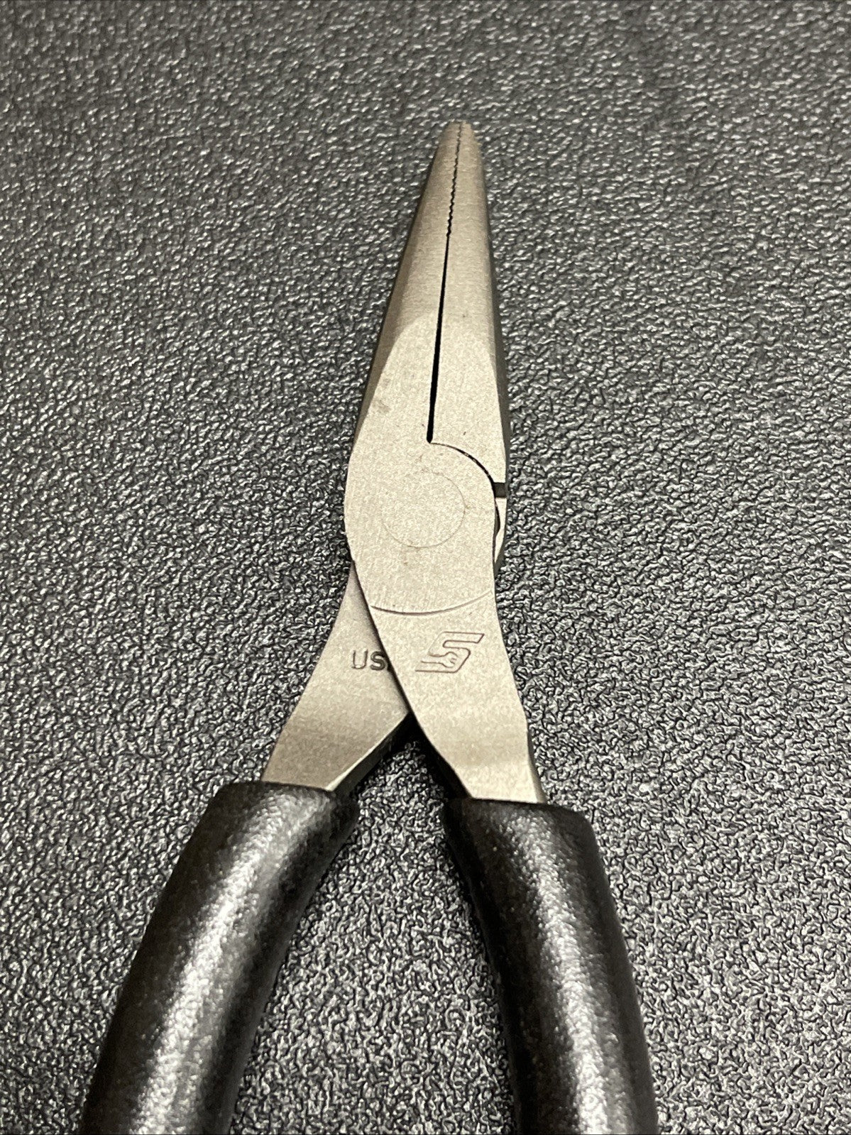 Snap-on Tools USA NEW BLACK 6" Soft Grip Talon Grip Needle Nose Pliers 95ACFBK