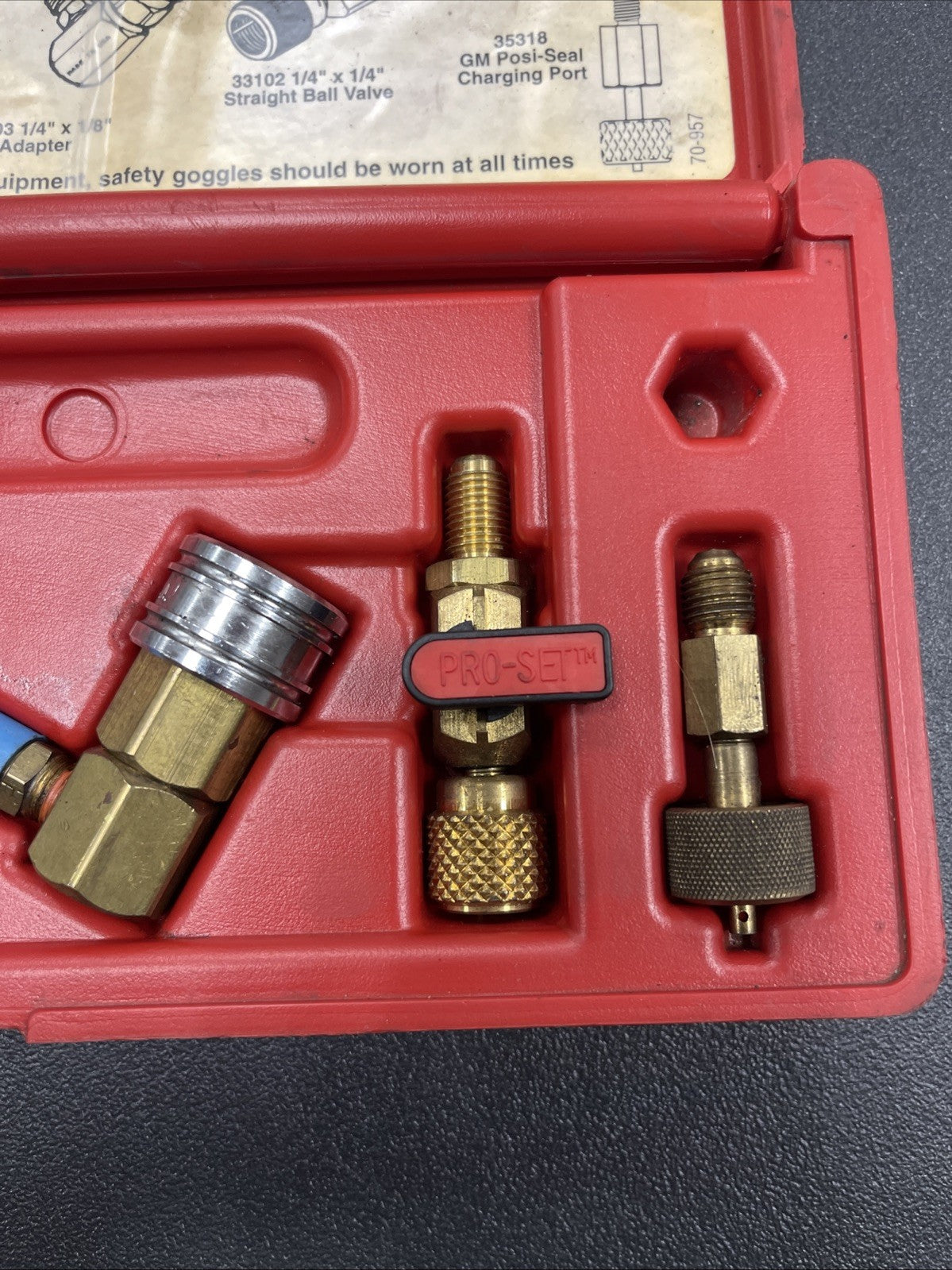 Mac Tools AC3500  R-12 A/C Adapter Kit  Pro Set