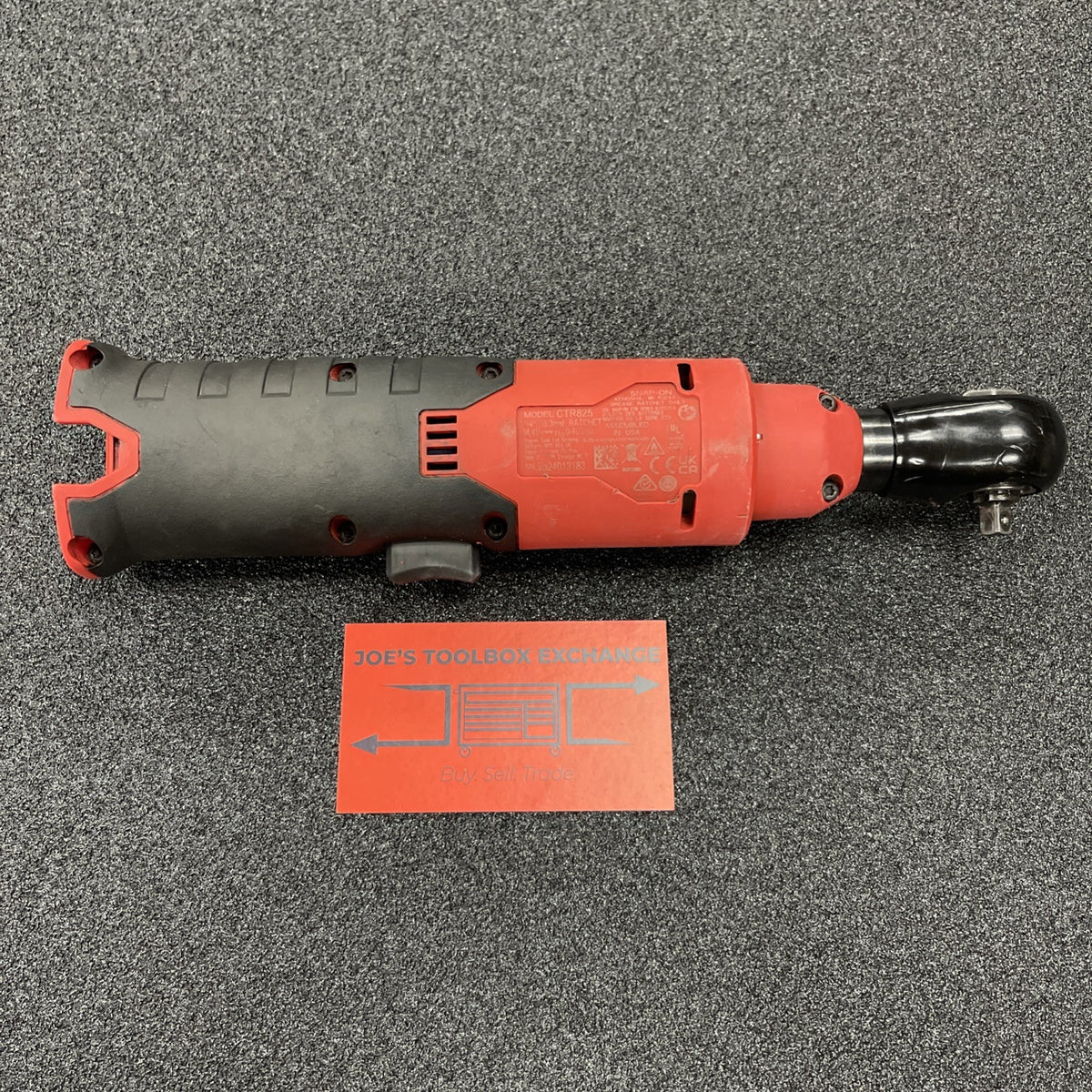 Snap-on Tools RED 1/4” Drive Cordless Brushless 14.4V Ratchet CTR825