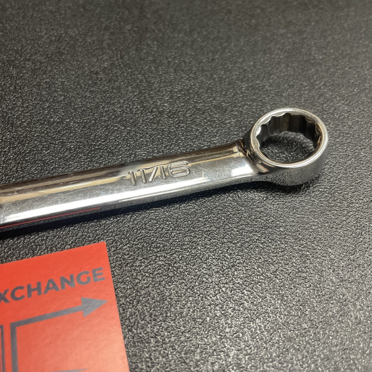 Snap-on Tools USA 11/16" SAE Standard Length Chrome Combo Wrench OEX22B