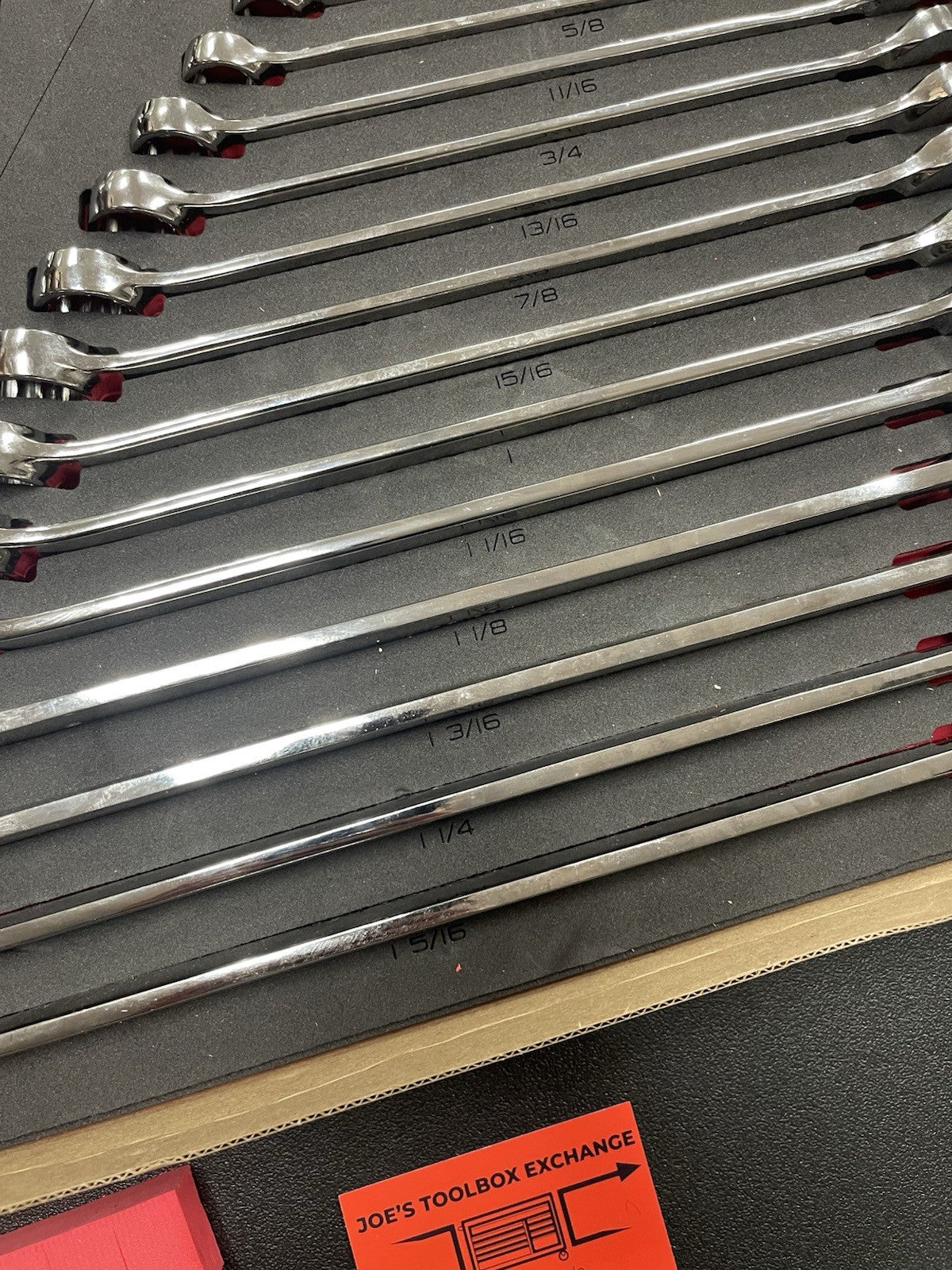 Snap-on Tools NEW RED 38pc MASTER Flank Drive PLUS Wrench Set SOEXFSET1BR