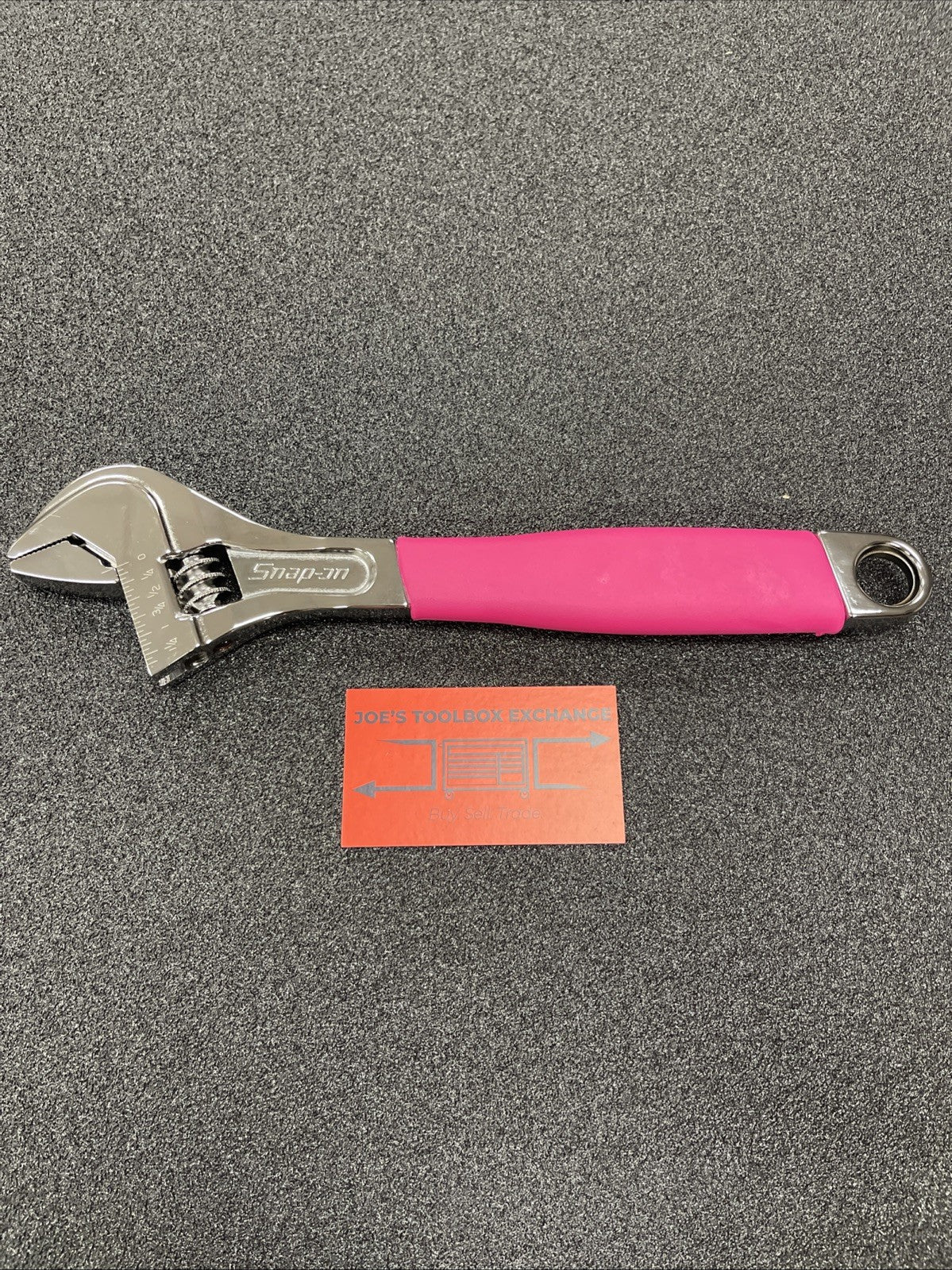 Snap-on Tools NEW 12" ELECTRIC PINK Flank Drive PLUS Adjustable Wrench FADH12CEP