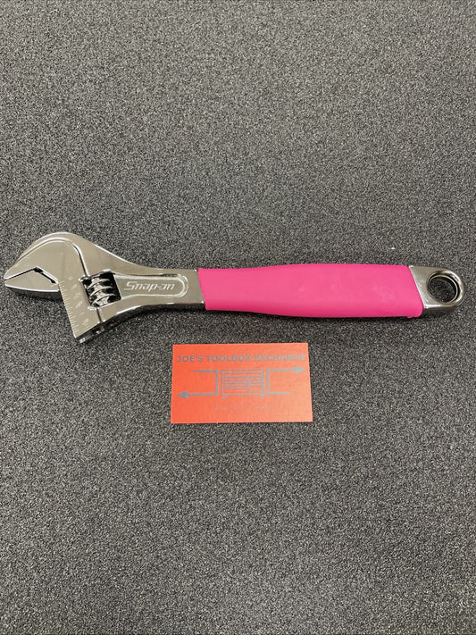Snap-on Tools NEW 12" ELECTRIC PINK Flank Drive PLUS Adjustable Wrench FADH12CEP