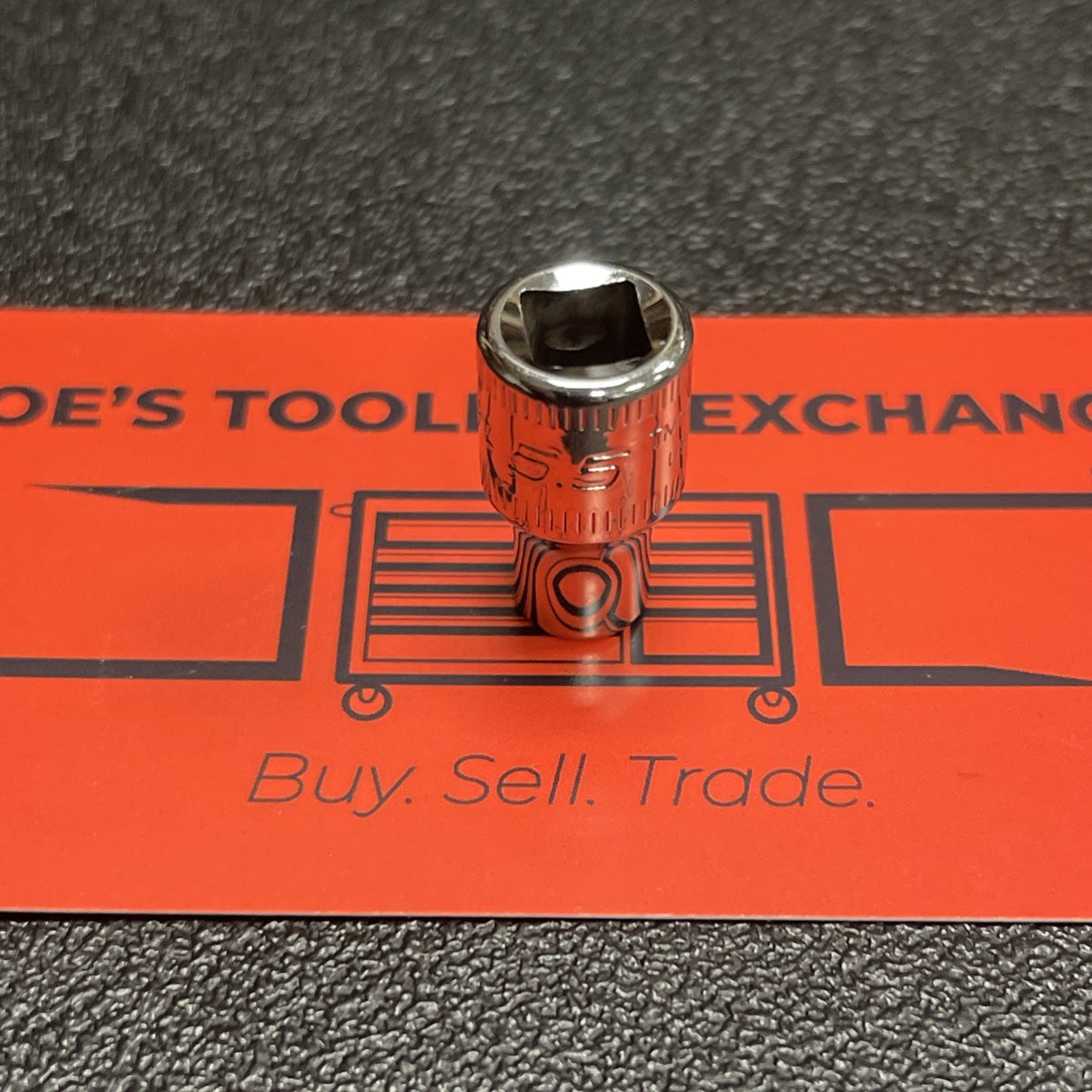 Snap-On Tools USA TMM5.5  1/4" Drive 5.5mm 6pt Point Shallow Chrome Socket Nice