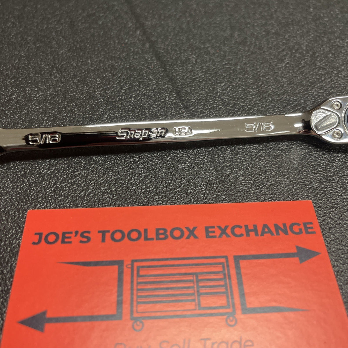 Snap-on Tools USA NEW 5/16" SAE Reversible Ratcheting Combo Wrench SOXRR10A