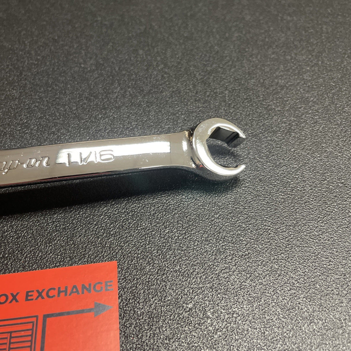 Snap-On Tools USA NEW 5/8" 11/16" SAE Double Flare Nut 6pt Line Wrench RXFS2022B