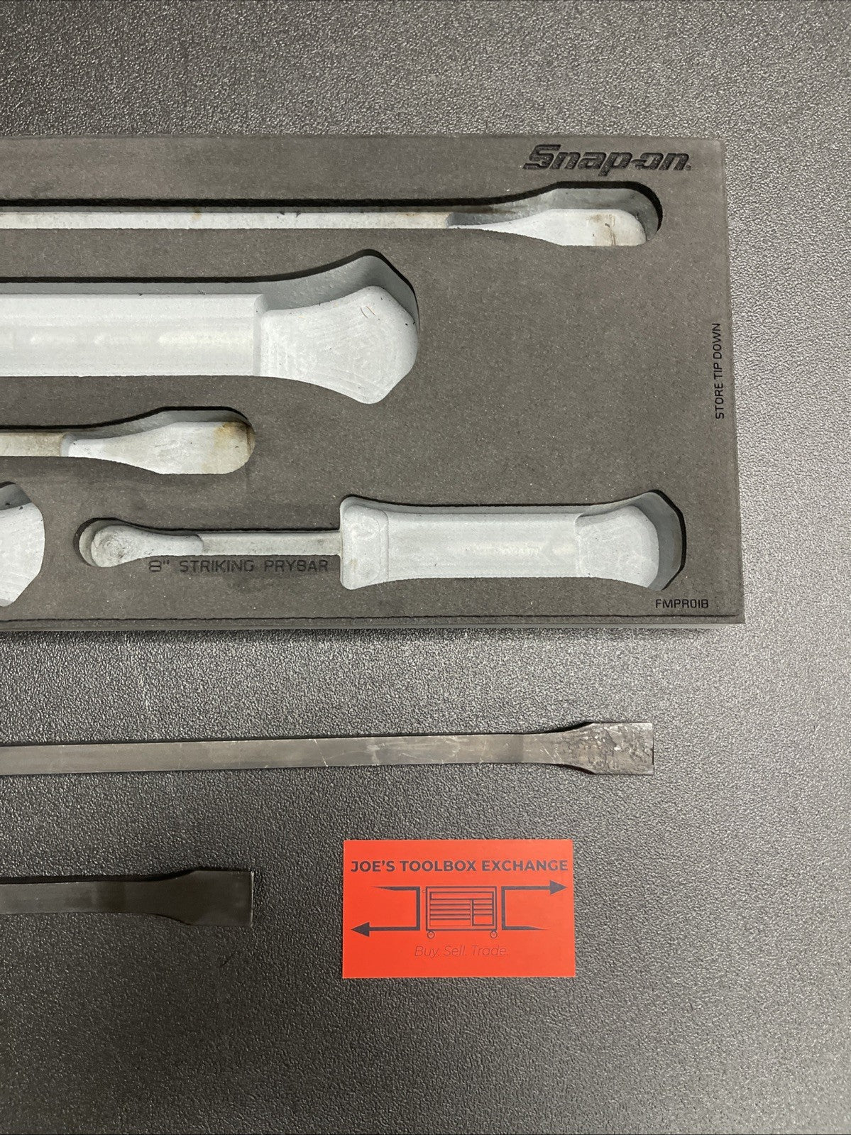 Snap-on USA 5-Piece Green Striking Prybar & Chisel Foam Set SPBSDC705DTFG