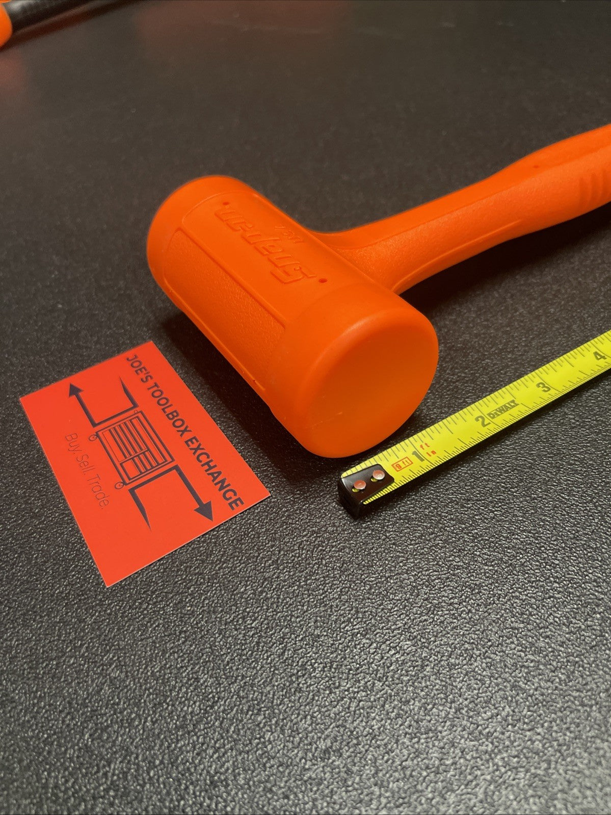 Snap-on 32oz Soft Grip Dead Blow Hammer (Orange) HBFE32 NEW!