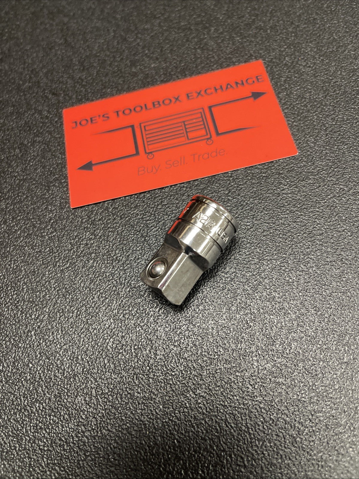 Snap On 3/8"F To 1/2"M Chrome Adaptor Socket USA A2A