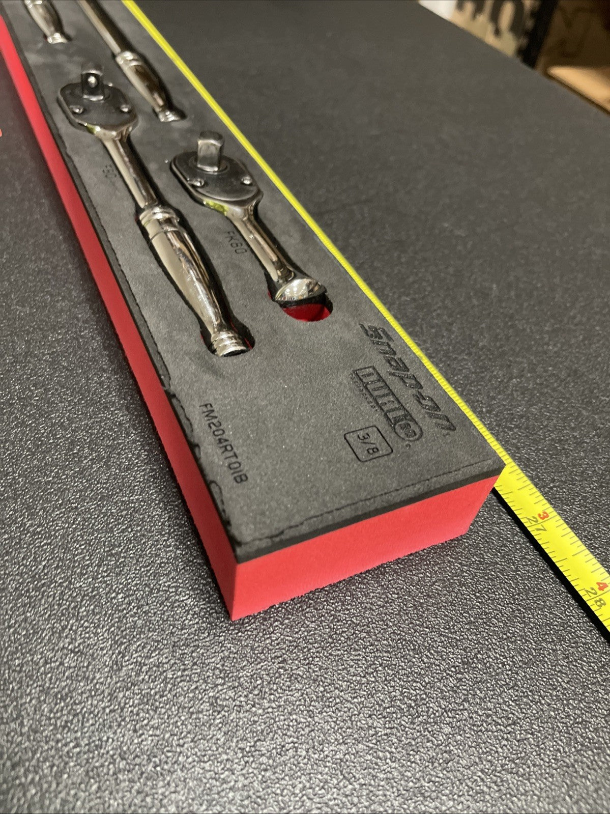 Snap-on 204RT01FR 3/8" Drive Ratchet Set Pro-fi Red FK80 F80 FL80 FLL80