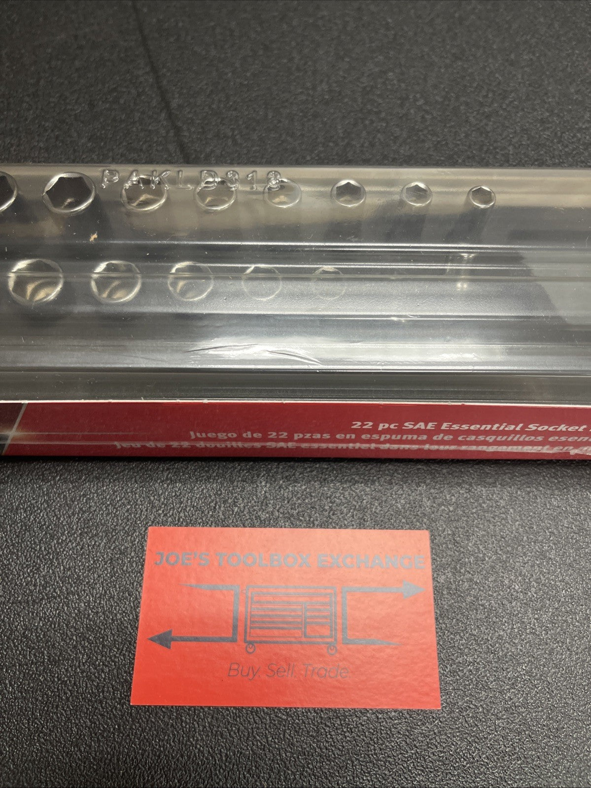 New Snap-on 22pc 1/4" dr. SAE Shallow & Deep Socket Set Dark Titanium 122STTMFDT