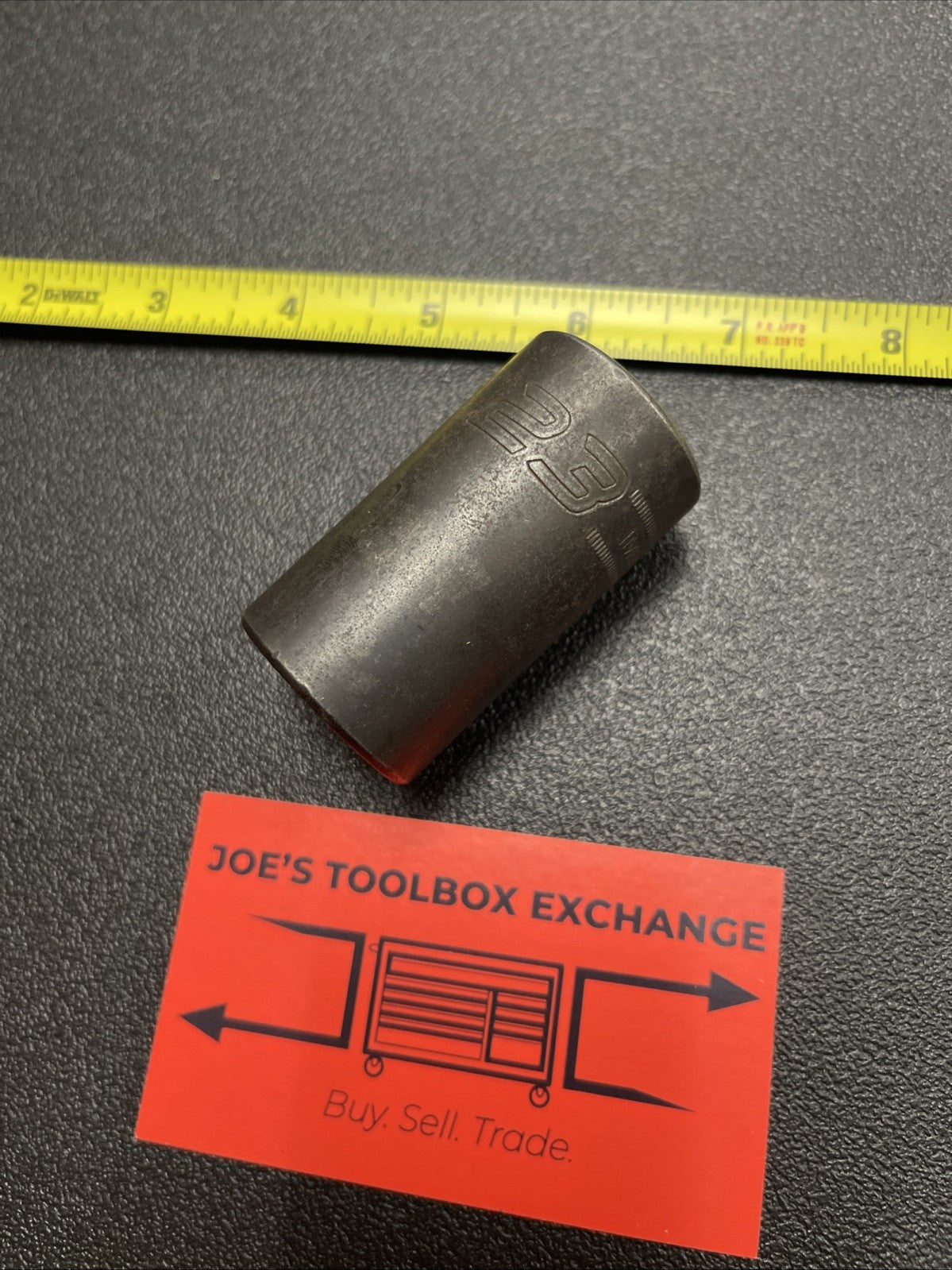 Snap-on Tools 1/2" Drive 6-POINT Metric 23mm SEMI-DEEP Impact Socket IMMS230
