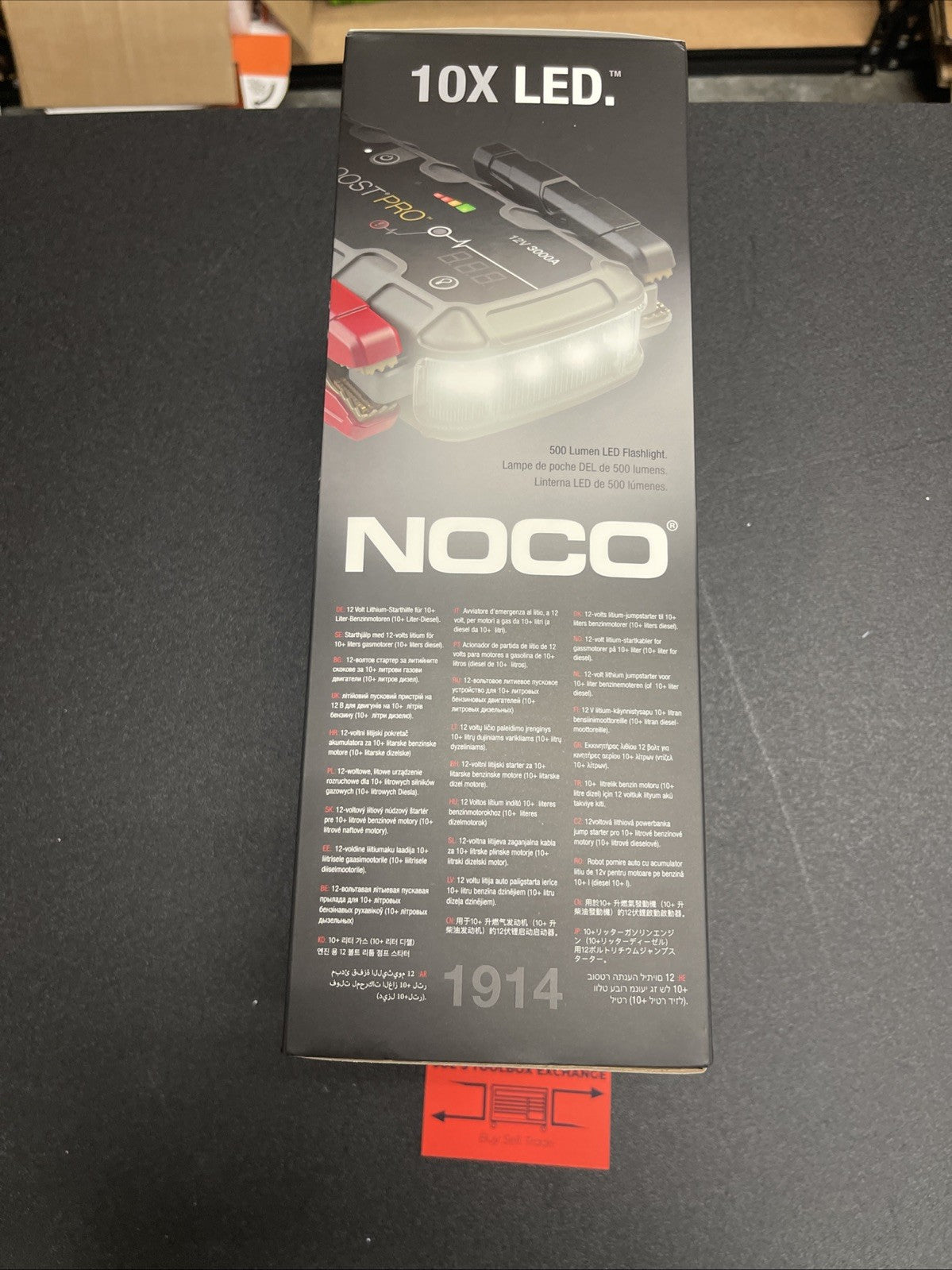 NOCO Boost Pro GB150 3000A 12V UltraSafe Portable Lithium Battery Jump Starter