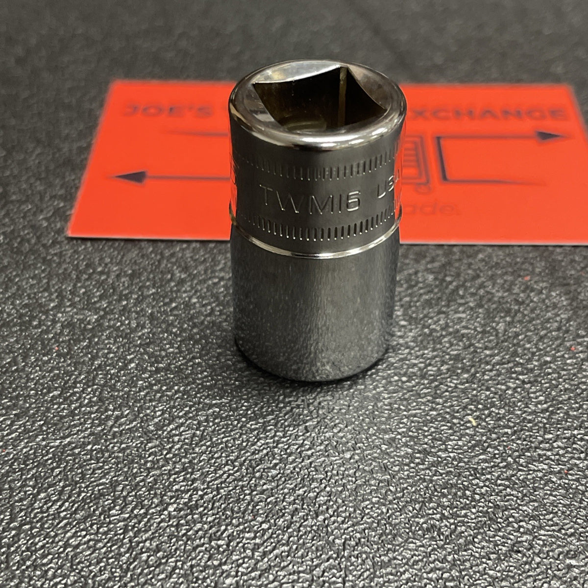 Snap-on Tools USA NEW 1/2" Drive 16mm Metric Shallow 6 Point Chrome Socket TWM16