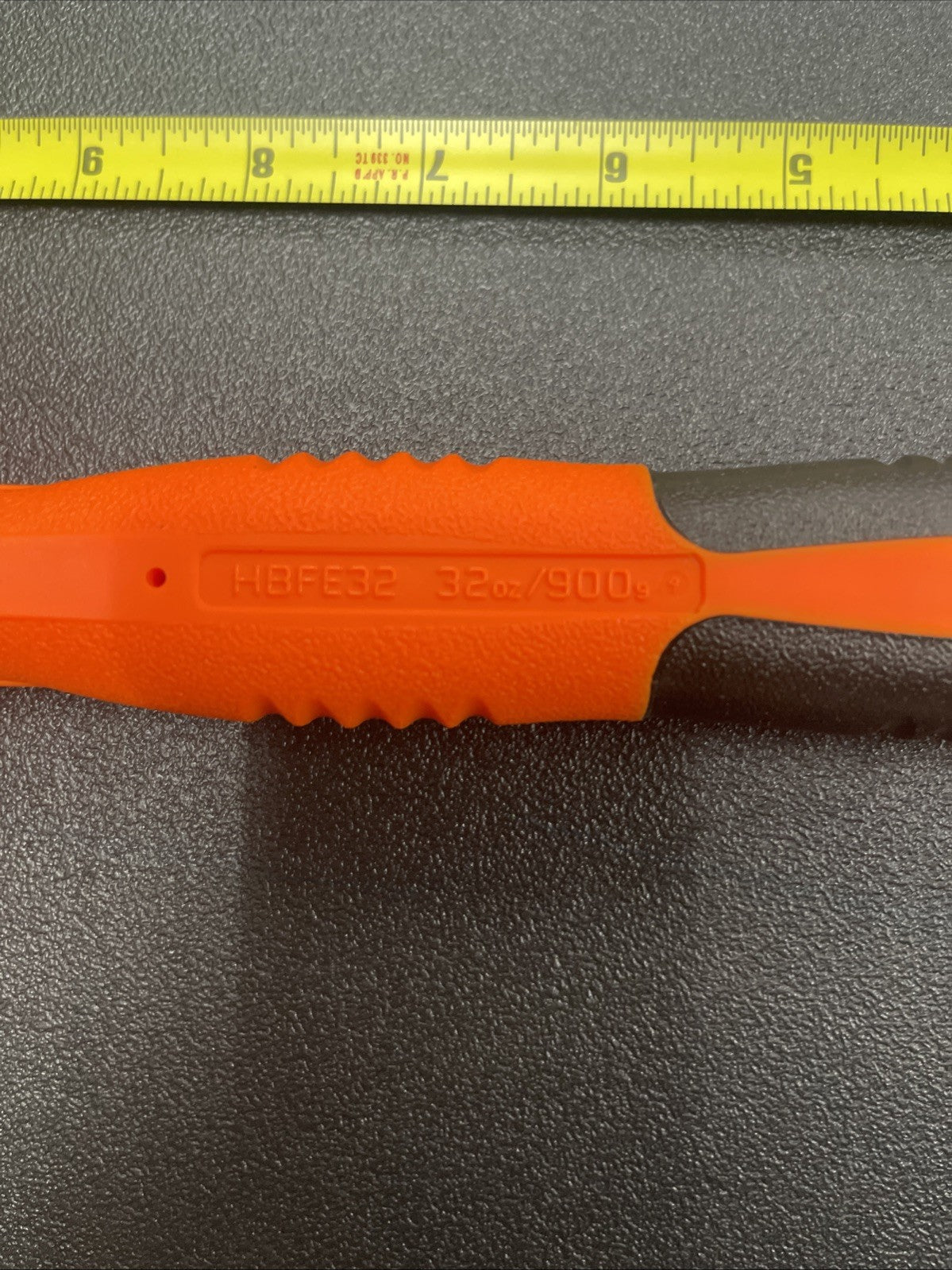 Snap-on 32oz Soft Grip Dead Blow Hammer (Orange) HBFE32 NEW!