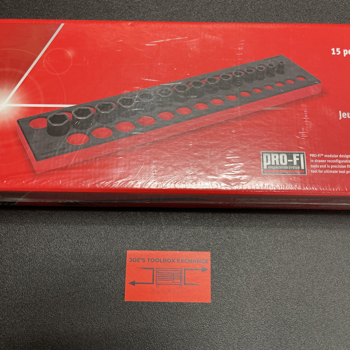 Snap On BRAND NEW 315IMSYFR 15pc 1/2dr SAE Flank Dr Semi Deep Impact Set FOAM