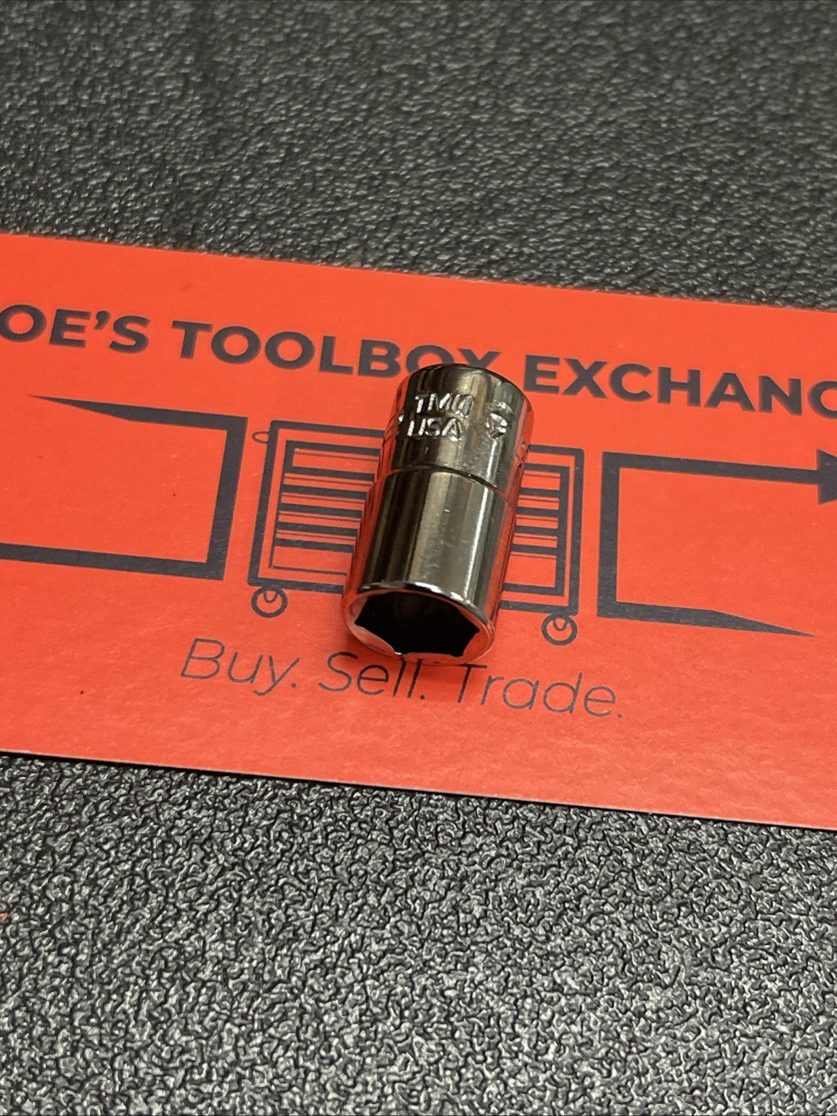 Snap-on Tools USA NEW 1/4" Drive 11/32" SAE 6 Point Shallow Chrome Socket TM11