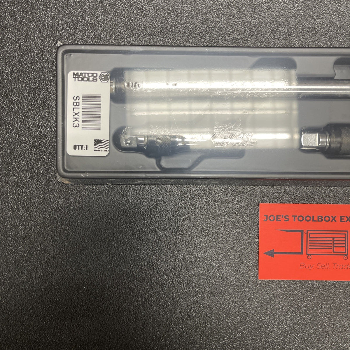 MATCO TOOLS  SBLXK3  3 Pc. 3/8" DRIVE LOCKING CHROME EXTENSION SET  3", 8" & 12"