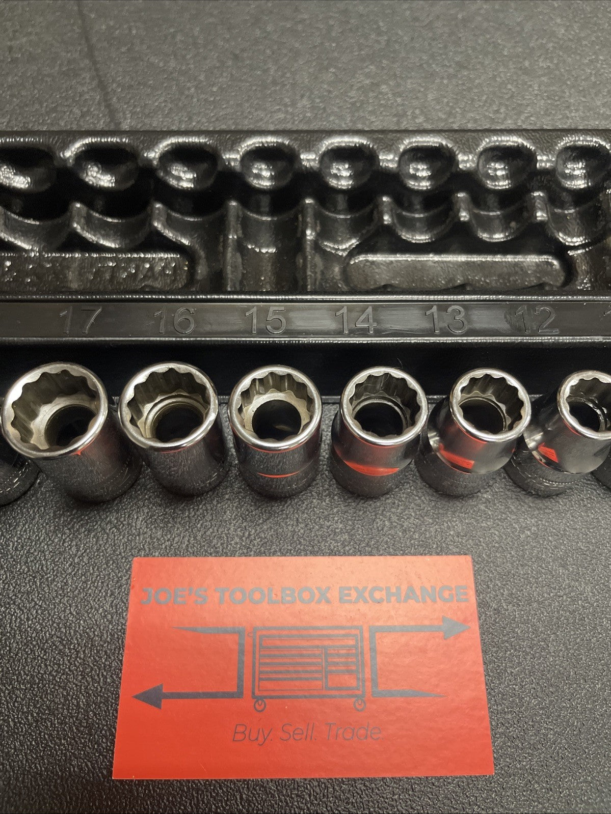 Snap-On NEW 310SWMYA 10-Pc 1/2" Dr 12-Pt Metric Flank Drive Shallow Socket Set