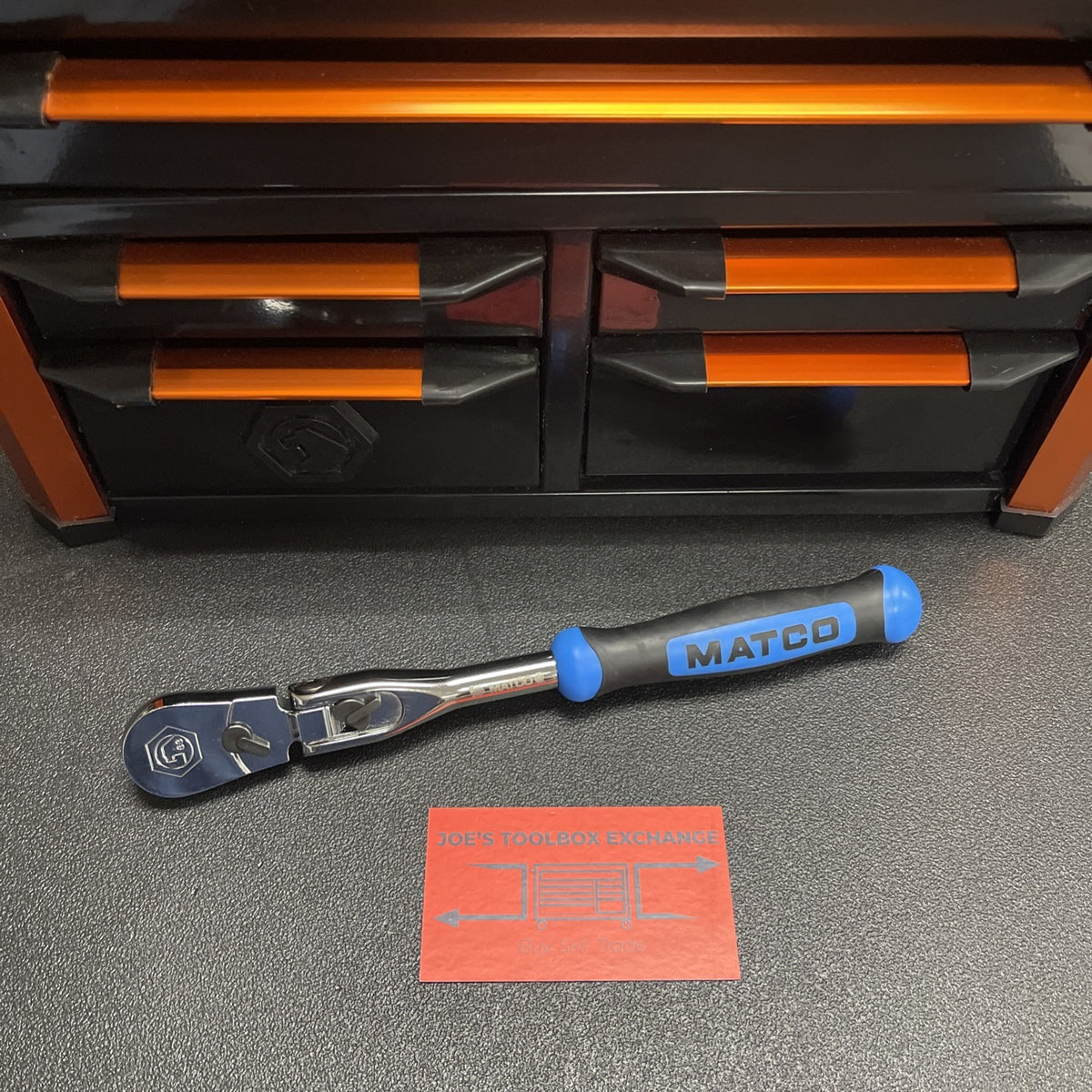Matco BFR98LFx BFR98LFB 3/8" DRIVE 10” 88 TOOTH FLEX HEAD RATCHET BLUE HANDLE