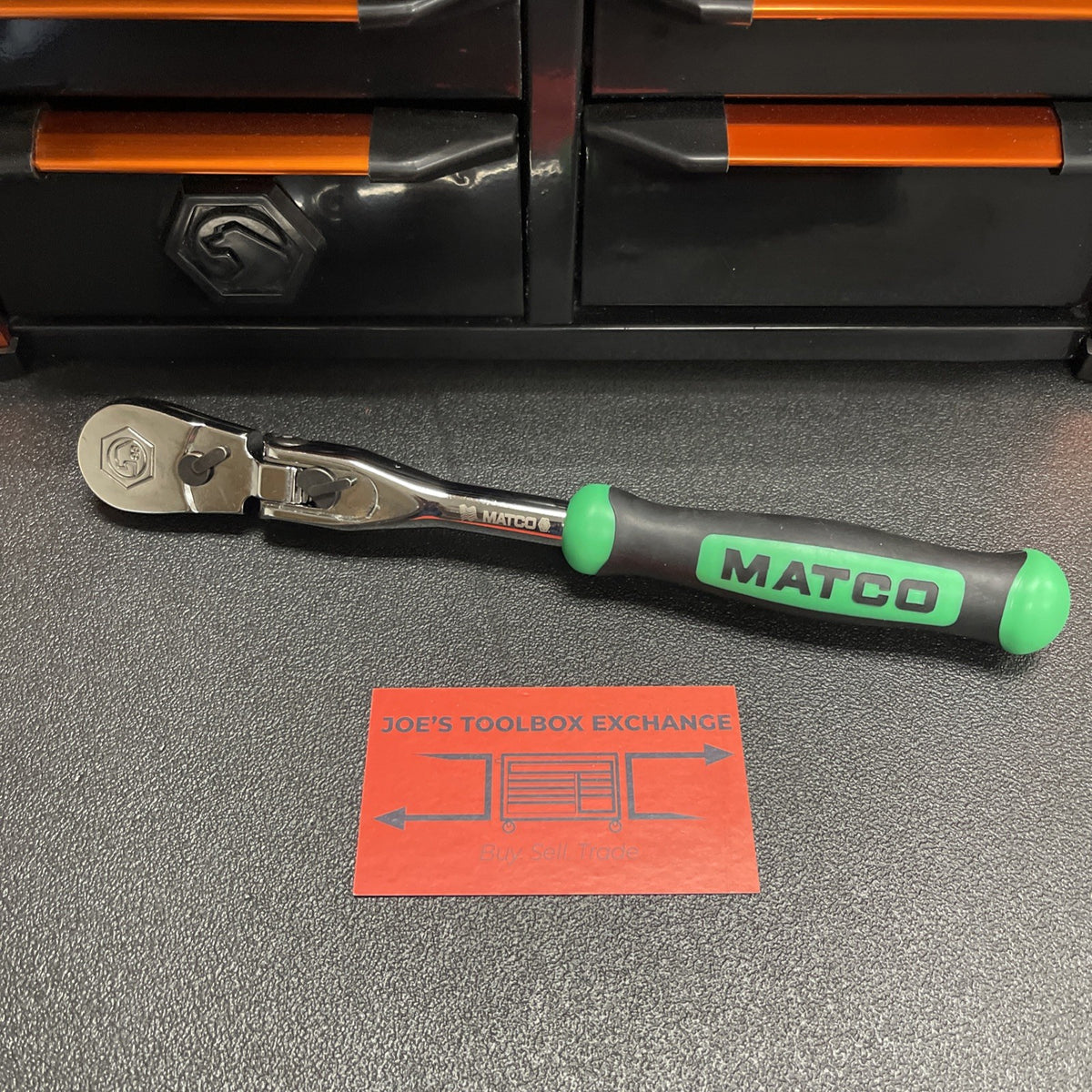 Matco BFR98LFx BFR98LFG 3/8" DRIVE 10” 88 TOOTH FLEX HEAD RATCHET GREEN HANDLE