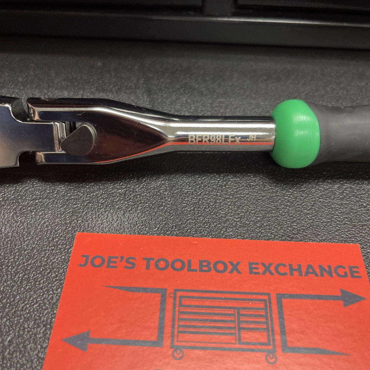 Matco BFR98LFx BFR98LFG 3/8" DRIVE 10” 88 TOOTH FLEX HEAD RATCHET GREEN HANDLE
