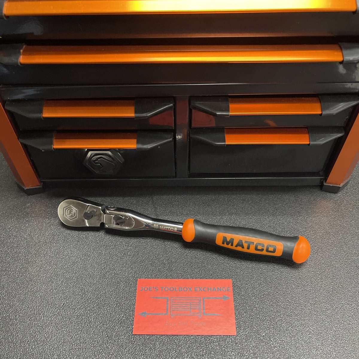 Matco BFR98LFx BFR98LFM 3/8" DRIVE 10” 88 TOOTH FLEX HEAD RATCHET ORANGE HANDLE