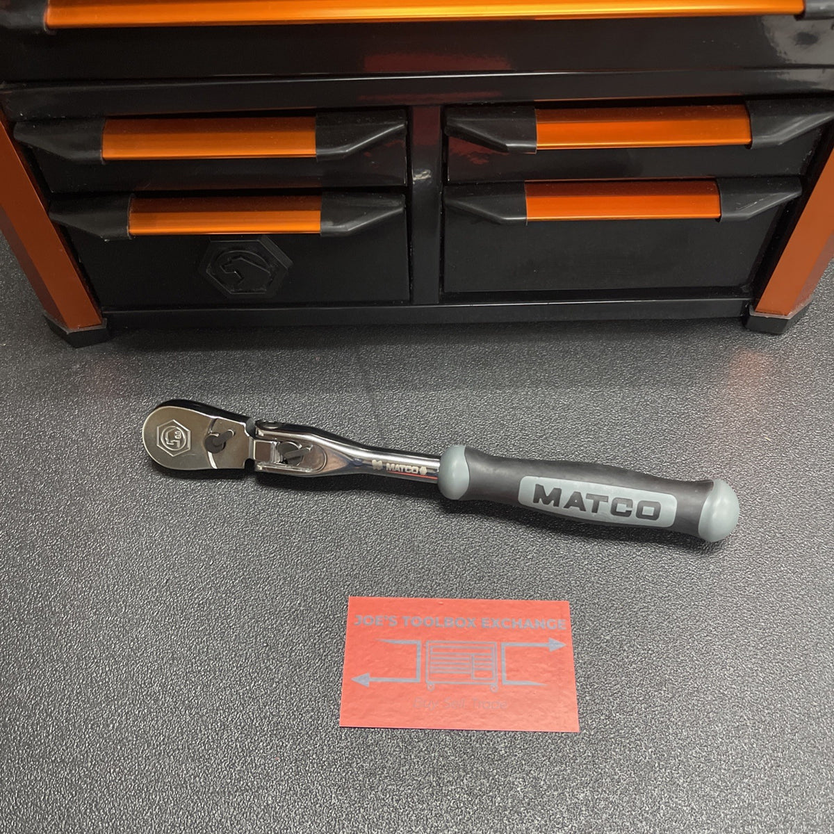 Matco BFR98LFx BFR98LFSG 3/8" DRIVE 10” 88 TOOTH FLEX HEAD RATCHET GRAY HANDLE