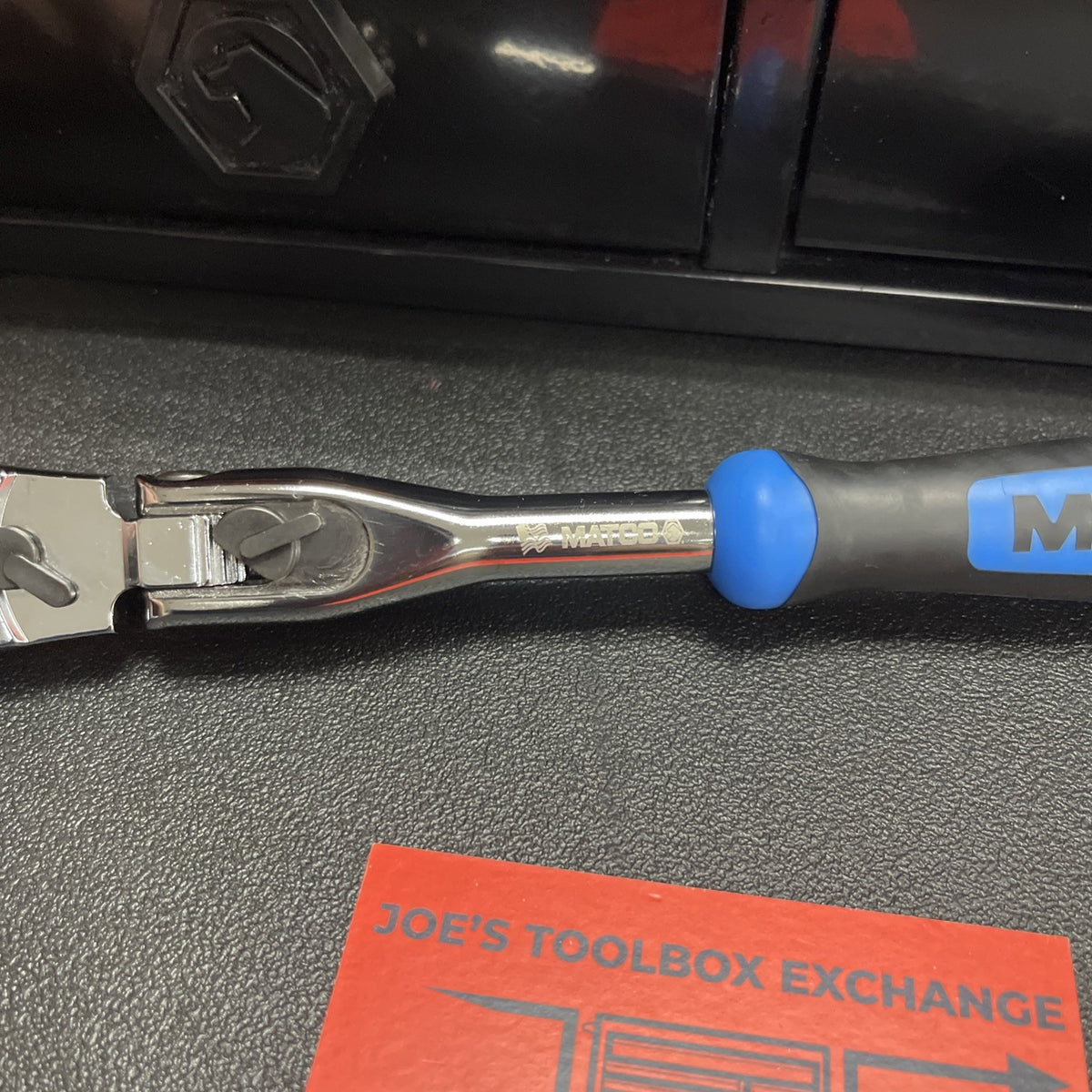 Matco BFR98LFx BFR98LFB 3/8" DRIVE 10” 88 TOOTH FLEX HEAD RATCHET BLUE HANDLE