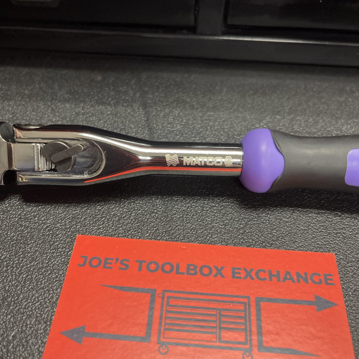 Matco BFR98LFx BFR98LFP 3/8" DRIVE 10” 88 TOOTH FLEX HEAD RATCHET PURPLE HANDLE