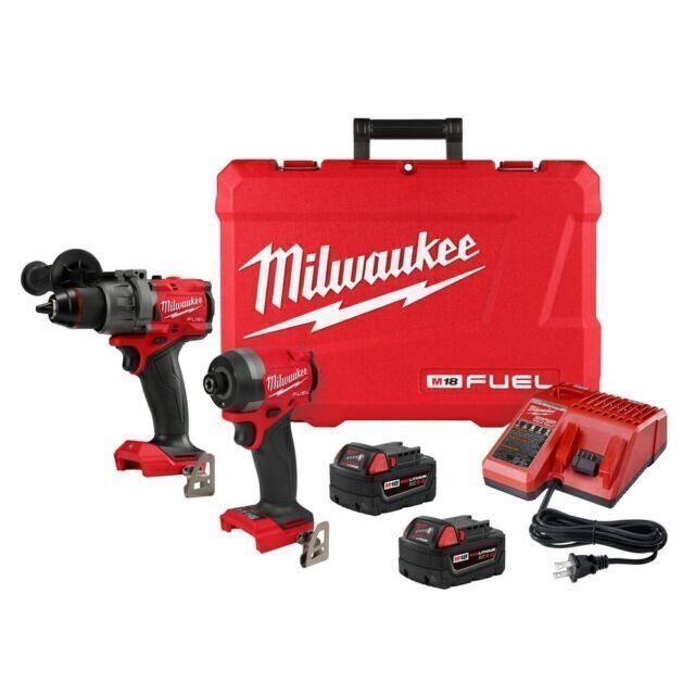 Milwaukee M18 FUEL 18V Lithium-Ion Brushless Hammer Drill and Impact Driver NEW!